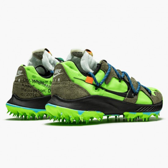 Nike WMNS Zoom Terra Kiger 5 OFF WHITE Electric Green CD8179 300 Sports Shoes