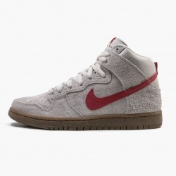 Nike WMNS Dunk High Pro SB Birch Hyper Red 305050 206 Sports Shoes