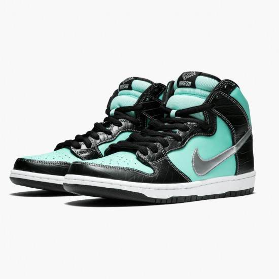 Nike WMNS Dunk SB High Diamond Supply Co Tiffany 653599 400 Sports Shoes