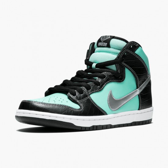 Nike WMNS Dunk SB High Diamond Supply Co Tiffany 653599 400 Sports Shoes