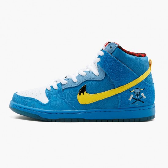 Nike Mens Dunk SB High Familia Blue Ox 313171 471 Sports Shoes