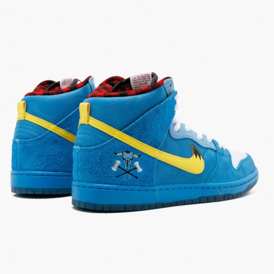 Nike Mens Dunk SB High Familia Blue Ox 313171 471 Sports Shoes