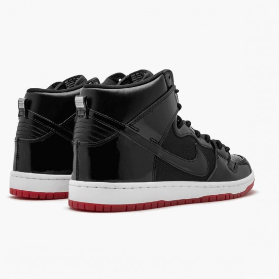 Nike WMNS SB Dunk High Bred AJ7730 001 Sports Shoes