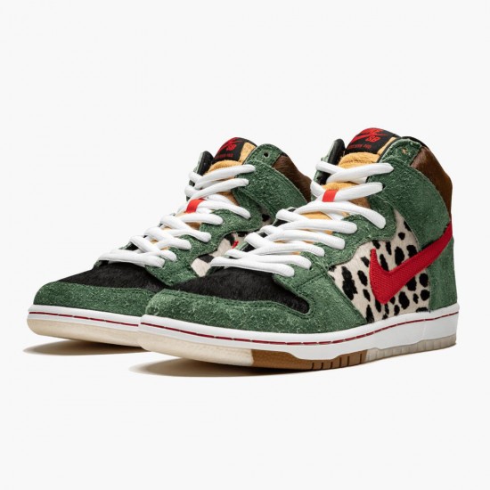 Nike WMNS SB Dunk High Dog Walker BQ6827 300 Sports Shoes