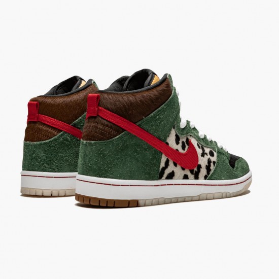 Nike WMNS SB Dunk High Dog Walker BQ6827 300 Sports Shoes