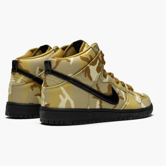 Nike WMNS SB Dunk High Pro Desert Camo BQ6826 200 Sports Shoes