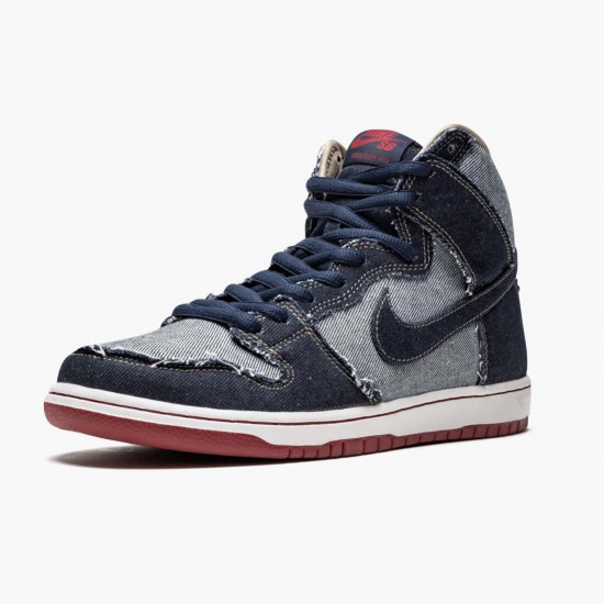 Nike Mens SB Dunk High Reese Forbes Denim CT6680 100 Sports Shoes