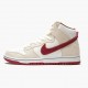 Nike WMNS SB Dunk High Sail Bright Crimson CV9499 100 Sports Shoes