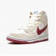 Nike WMNS SB Dunk High Sail Bright Crimson CV9499 100 Sports Shoes