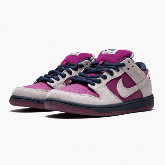 Nike WMNS SB Dunk Low Atmosphere Grey True Berry BQ6817 001 Sports Shoes