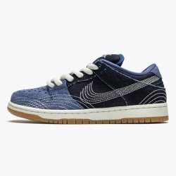 Nike WMNS SB Dunk Low Denim Sashiko CV0316 400 Sports Shoes