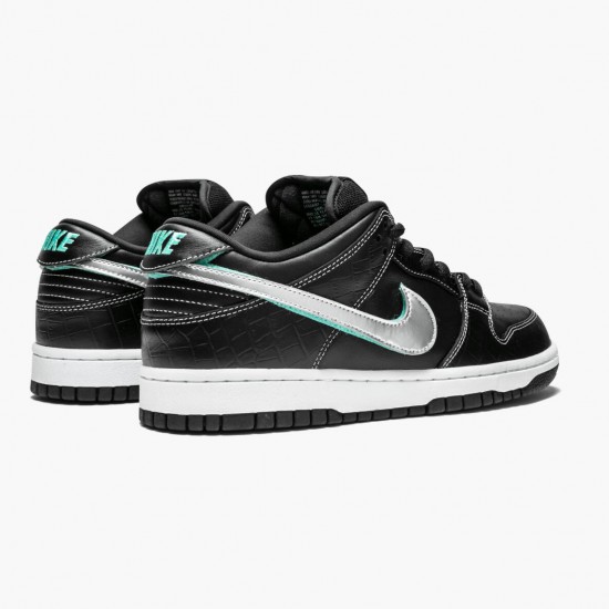 Nike WMNS SB Dunk Low Diamond Supply Co Black Diamond BV1310 001 Sports Shoes