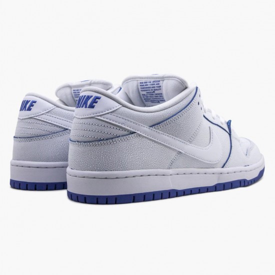 Nike WMNS SB Dunk Low Premium White Game Royal CJ6884 100 Sports Shoes