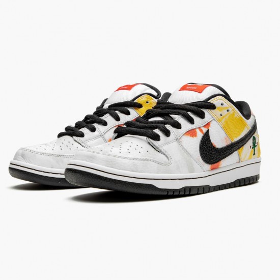 Nike WMNS SB Dunk Low Raygun Tie Dye White BQ6832 101 Sports Shoes