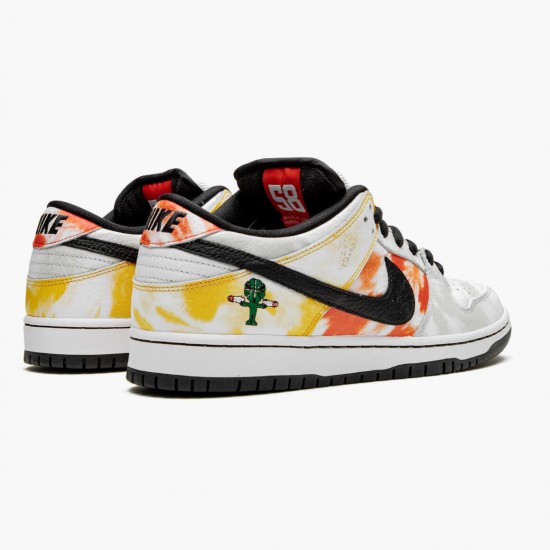 Nike WMNS SB Dunk Low Raygun Tie Dye White BQ6832 101 Sports Shoes