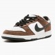 Nike Mens SB Dunk Low White Black Trail End Brown 304292 102 Sports Shoes