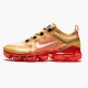 Nike Mens Air VaporMax 2019 Club Gold Ember Glow AR6631 701 Sports Shoes