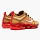 Nike Mens Air VaporMax 2019 Club Gold Ember Glow AR6631 701 Sports Shoes