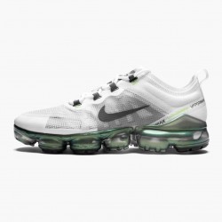 Nike WMNS Air VaporMax 2019 Premium White Platinum Tint Lime Blast AT6810 100 Sports Shoes 