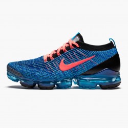 Nike Mens Air VaporMax Flyknit 3 Blue Fury AJ6900 401 Sports Shoes 