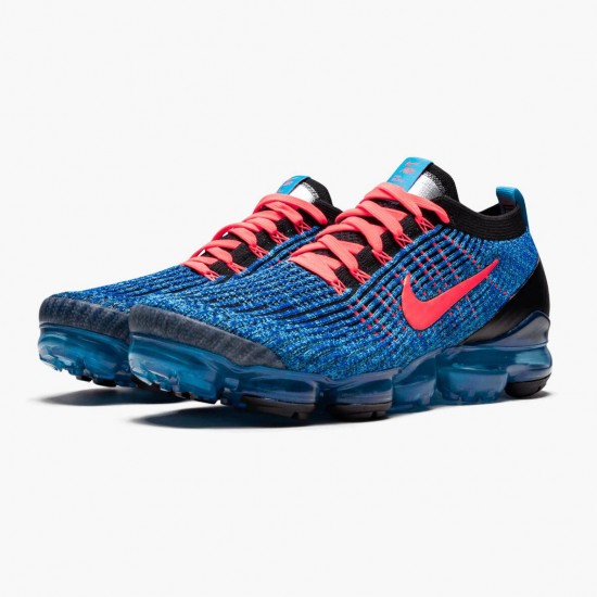 Nike Mens Air VaporMax Flyknit 3 Blue Fury AJ6900 401 Sports Shoes