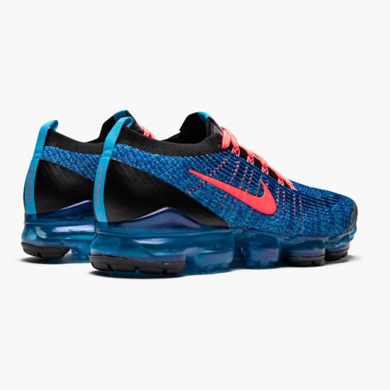 Nike Mens Air VaporMax Flyknit 3 Blue Fury AJ6900 401 Sports Shoes