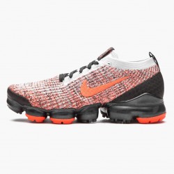 Nike Mens Air VaporMax Flyknit 3 Bright Mango Pure Platinum AJ6900 800 Sports Shoes 