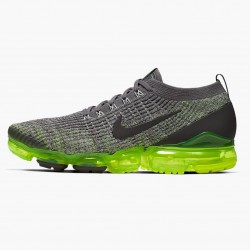 Nike Mens Air VaporMax Flyknit 3 Gunsmoke Volt AJ6900 009 Sports Shoes 