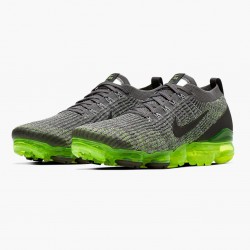 Nike Mens Air VaporMax Flyknit 3 Gunsmoke Volt AJ6900 009 Sports Shoes 