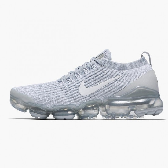 Nike WMNS Air VaporMax Flyknit 3 Pure Platinum  AJ6910 100 Sports Shoes