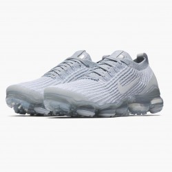 Nike WMNS Air VaporMax Flyknit 3 Pure Platinum  AJ6910 100 Sports Shoes 