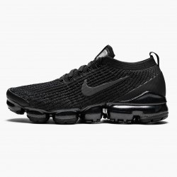 Nike Mens Air VaporMax Flyknit 3 Triple Black AJ6910 002 Sports Shoes 