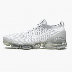 Nike WMNS Air VaporMax Flyknit 3 White Pure Platinum AJ6900 102 Sports Shoes 