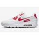 Nike Mens Air Max 90 White Red DX8966-100 Sports Shoes