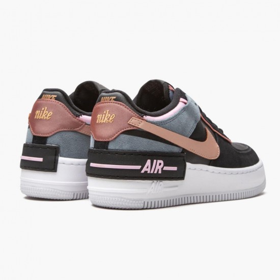 Nike WMNS Air Force 1 Low Shadow Black Light Arctic Pink Claystone Red CU5315-001