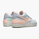 Nike WMNS Air Force 1 Shadow Barely Green Crimson Tint Sports Shoes CU8591 104