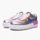 Nike WMNS Air Force 1 Shadow Metallic Silver Sports Shoes CW6030-001