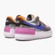 Nike WMNS Air Force 1 Shadow Metallic Silver Sports Shoes CW6030-001