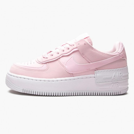 Nike WMNS Air Force 1 Shadow Pink Foam Sports Shoes CV3020-600