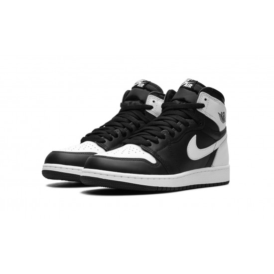 GradeSchool Nike Air Jordan 1 High Black White FD1437-010 Shoes